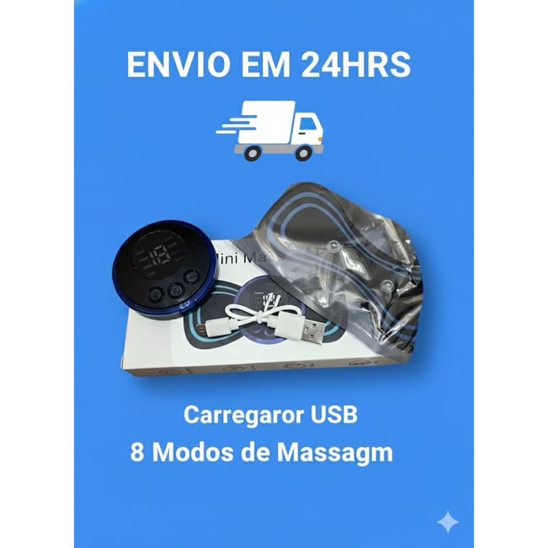 Mini massageador elétrico portatil
