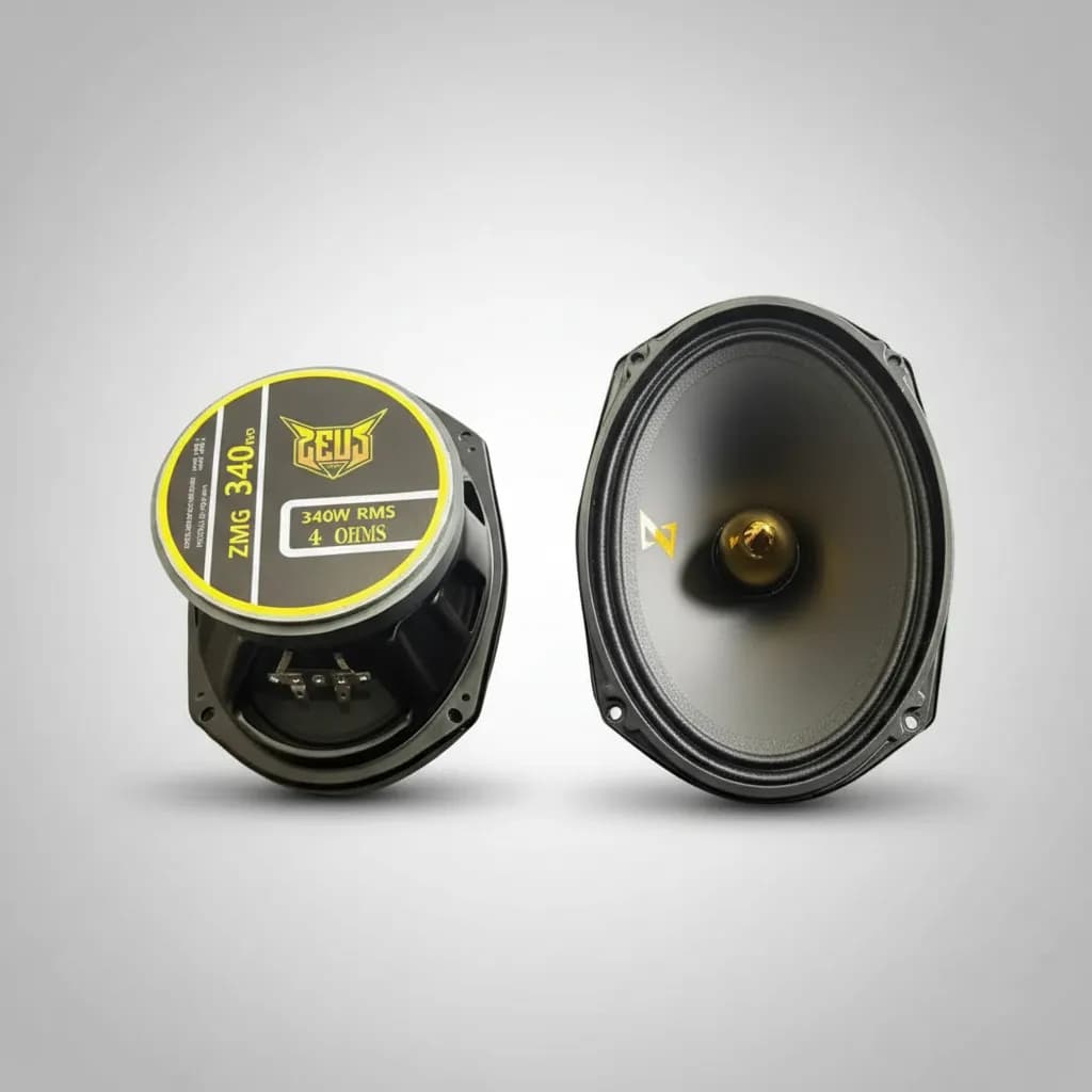 Super Alto Falante Zeus Audio 6x9 680 Rms Lançamento