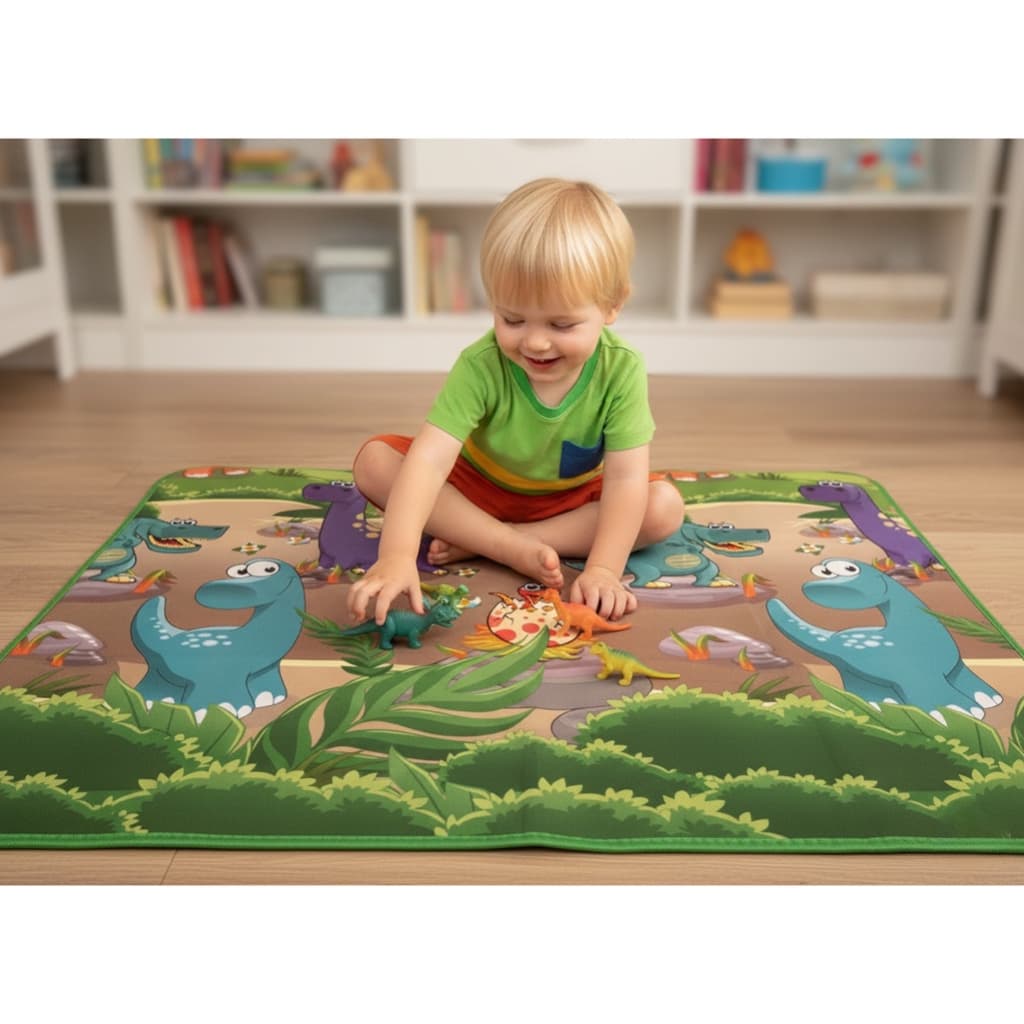 Tapete Infantil Bebê de Atividades Térmico  1,20m x 90cm | Dobrável |Emborrachado