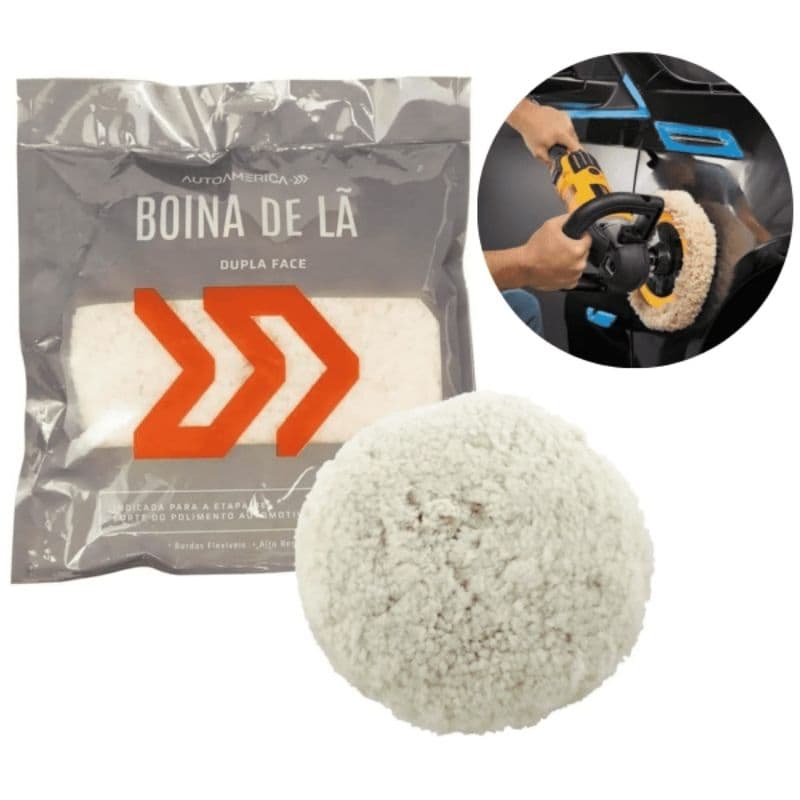 BOINA DE LÃ Dulpa Face Normal 8" Autoamérica