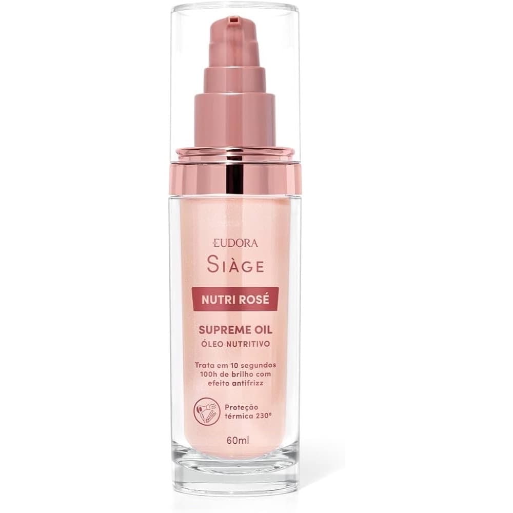 ÓLEO CAPILAR NUTRI ROSE 60ML SIAGE EUDORA