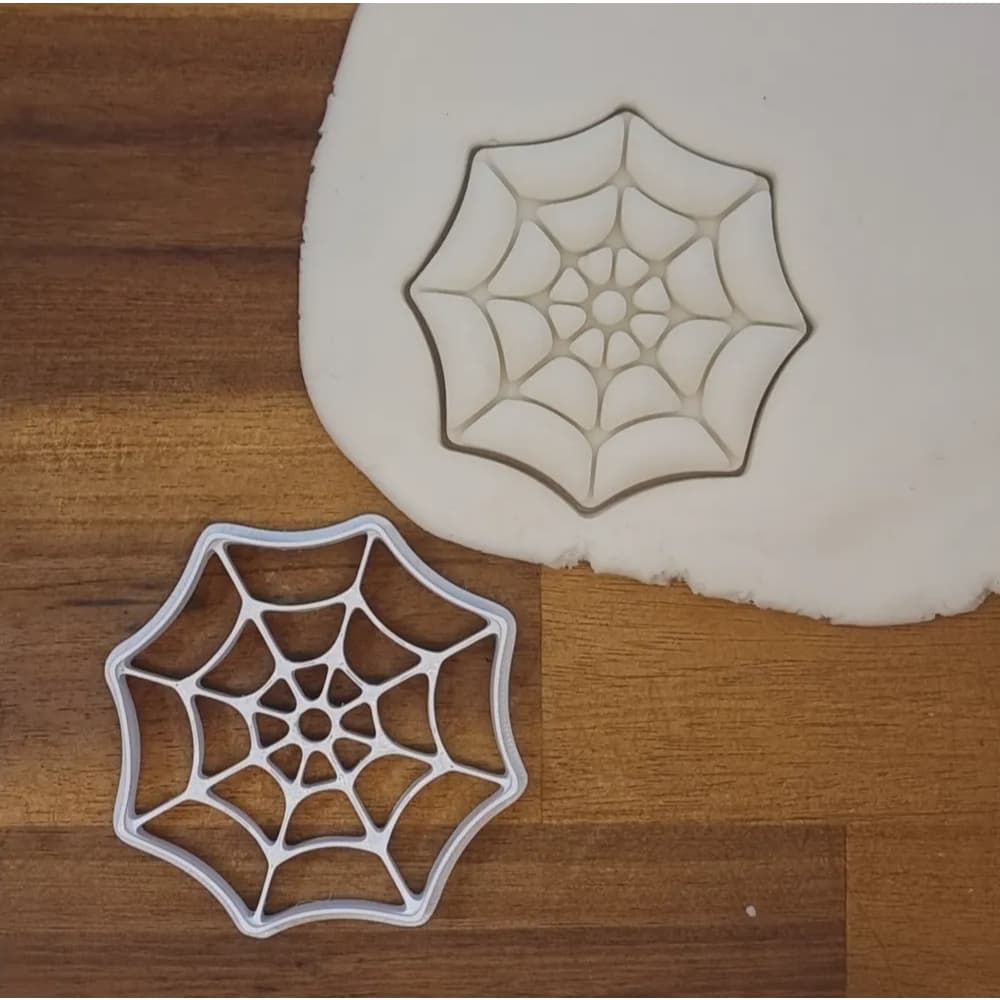 Moldes para Biscoitos Teia Aranha Infantis Criativos Cozinha Diversão Halloween Doces Artes Confeitaria Decoração Massa