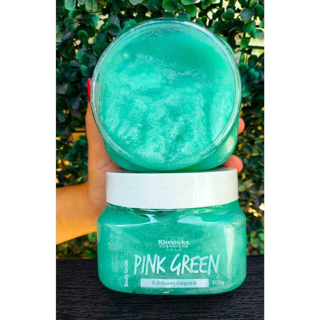 Esfoliante Pink Green Body Scrub com Glitter✨💚