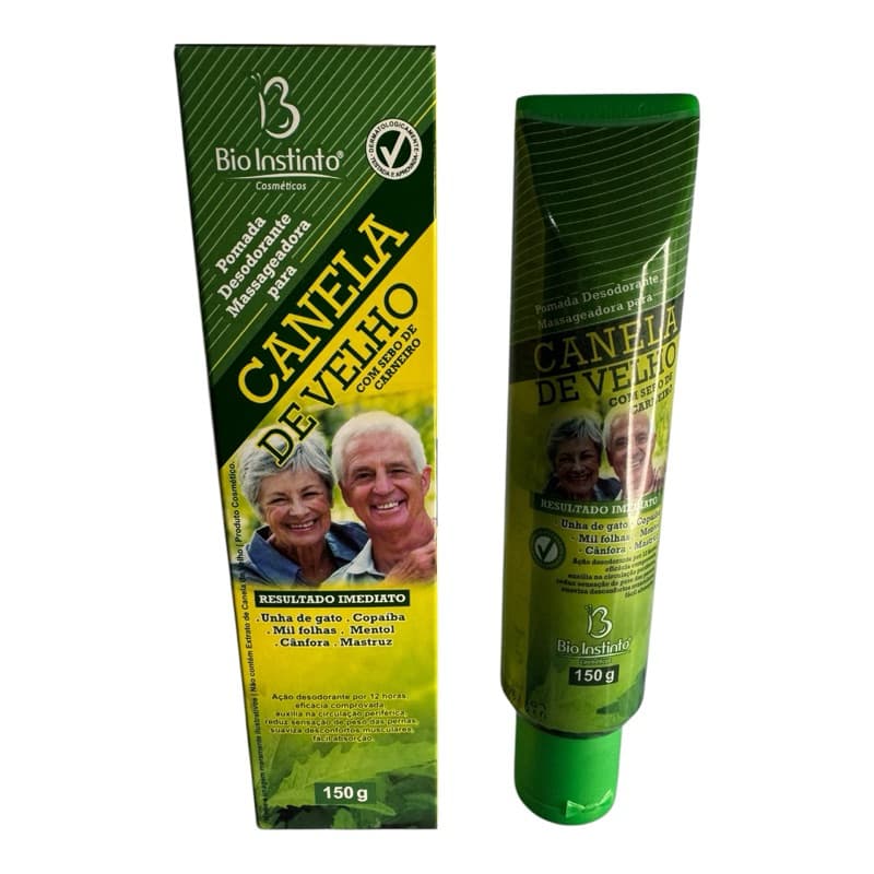 kit 5 Canela de Velho pomada massageadora 150g