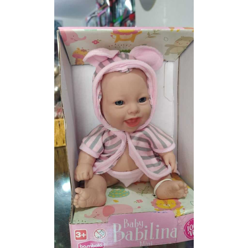 Boneca Bebê Babylina Mini - Brinquedo 100% Vinil Bambola