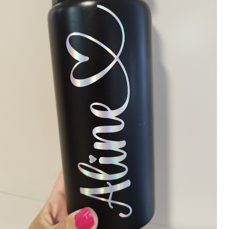 Adesivo Nome Personalizado Holográfico