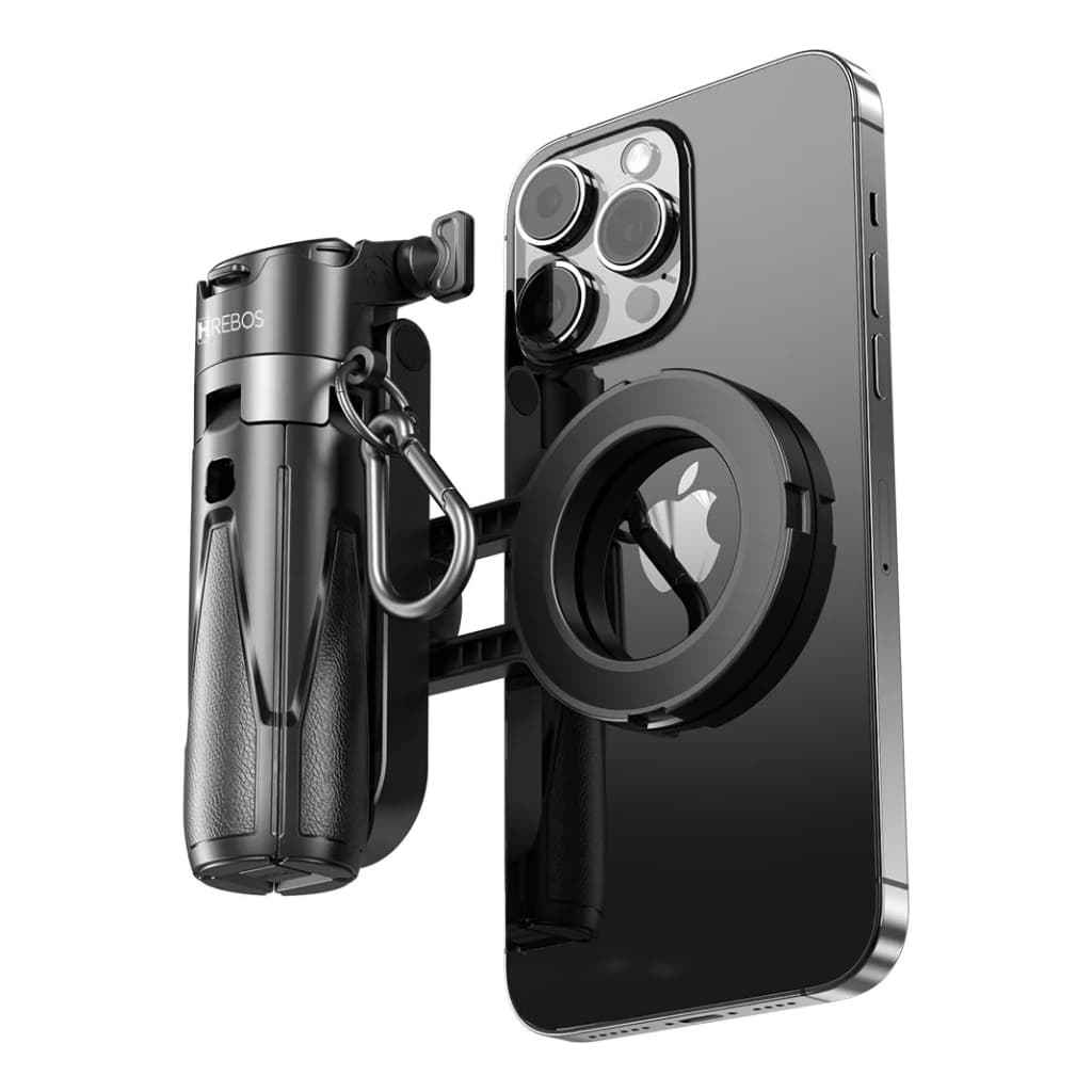 Mini Quadripé Portátil 4 Em 1 Compatível Celulares Magnético Preto