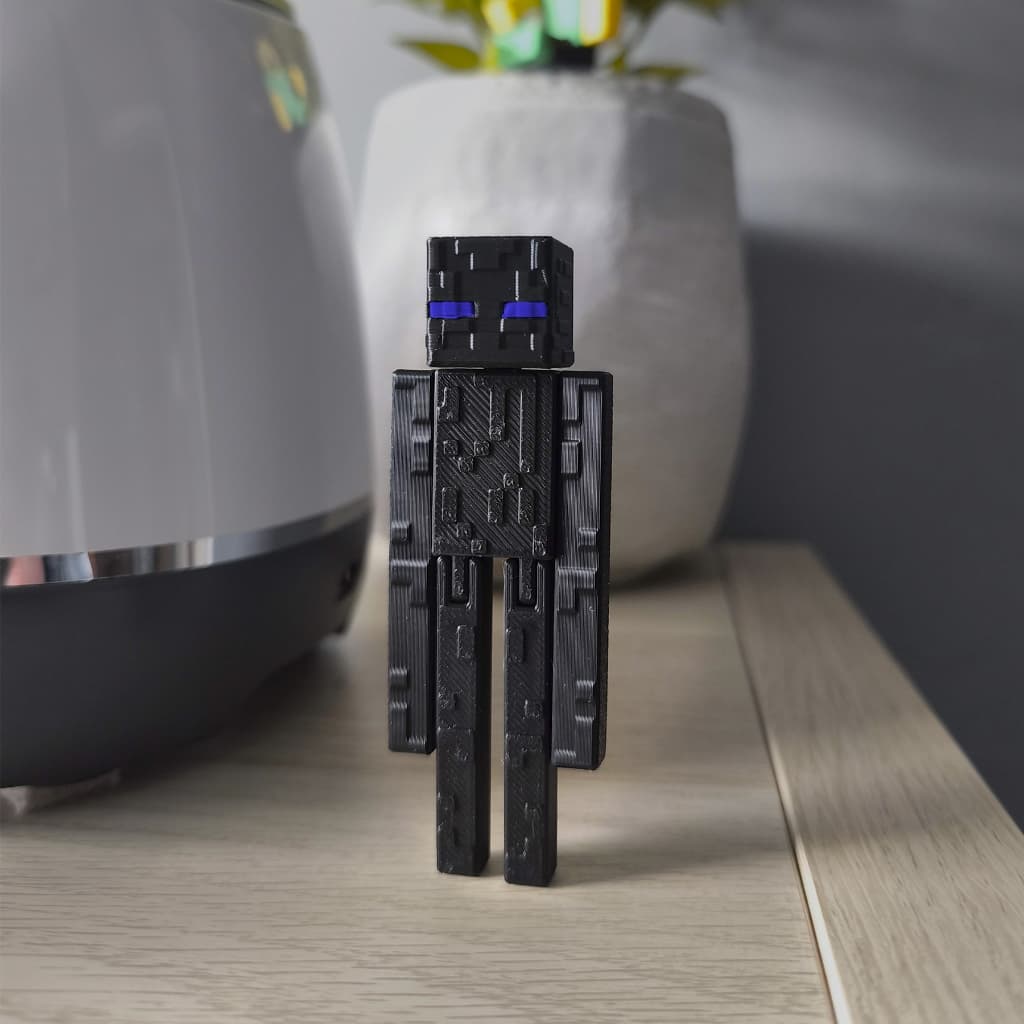 Boneco Brinquedo Infantil Action Figure Ender Man Articulado -  15cm X 5cm