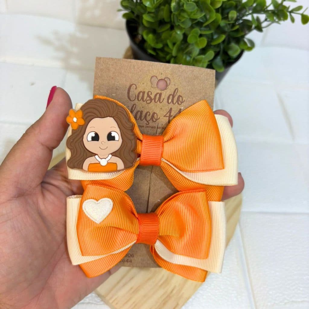Laços de cabelo infantil Luxo Princesa