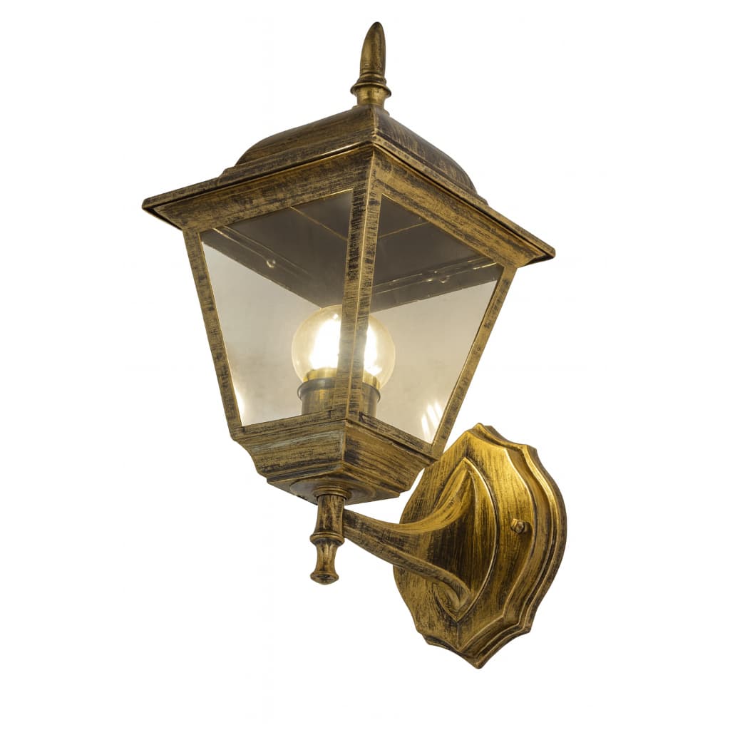 Luminária Arandela Externa em Metal e Vidro -Iluminação Premium para Fachada, Varanda e Jardim