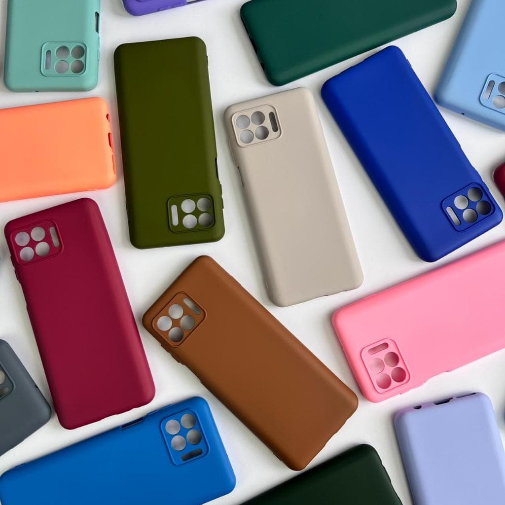 Capinha Para Motorola G 5G Plus 2020 / Capa Case Silicone Aveludada Colorida Forrada (CF26)