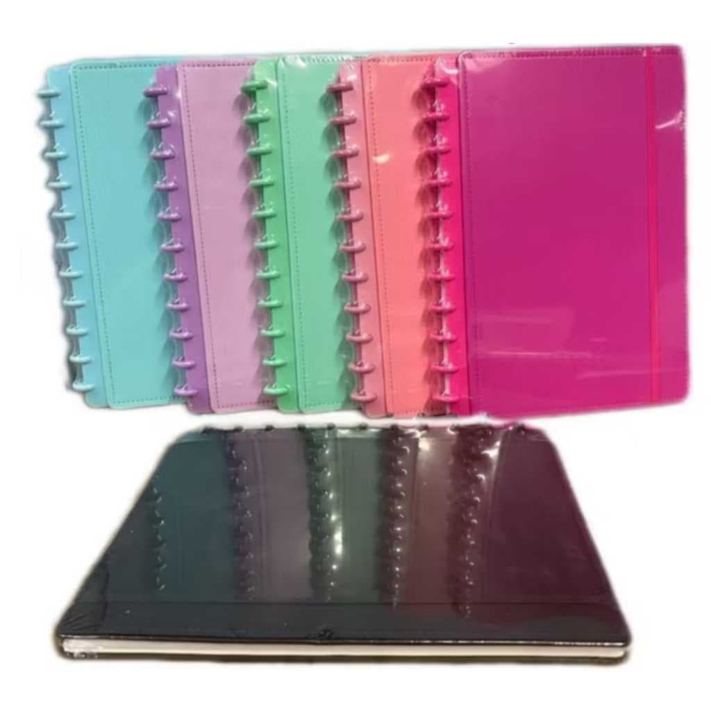 Caderno De Discos Inteligente Capa Dura 80 Folhas Pautadas Escolar tamanho A4 ou B5
