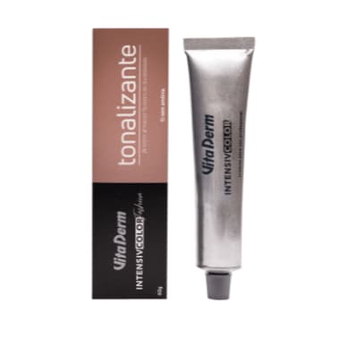 Tonalizante 4.0 Castanho Médio • Vita Derm 60g • Color Fashion Intensive • Brilho e Maciez