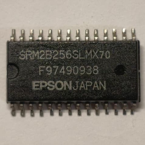 SRM2B256SLMX70 SRAM 256 Kbit SOP-28 EPSON Chip Memoria