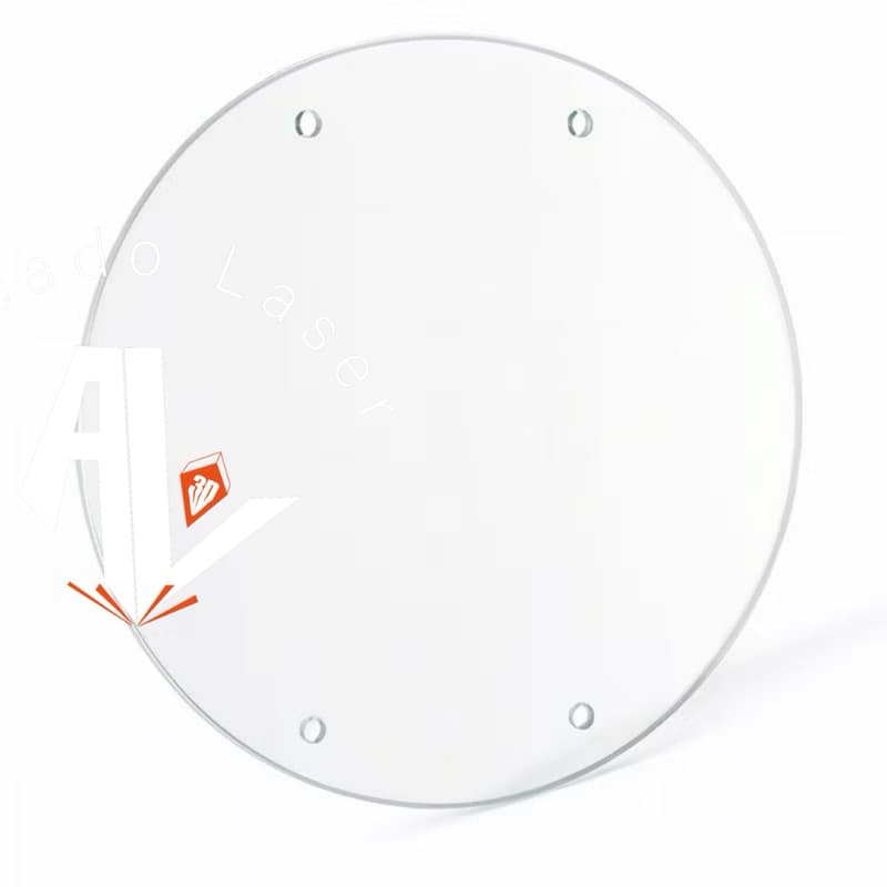 Painel Redondo Acrílico Cristal 2mm sem furos - Base Decoração Festa Mesa Display placa base para decoração