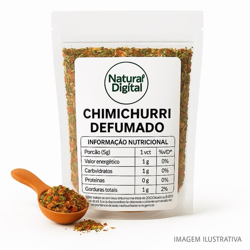 Chimichurre Defumado - Premium Sem Sódio- 1 kg / 500 gramas / 250 gramas / 100 gramas