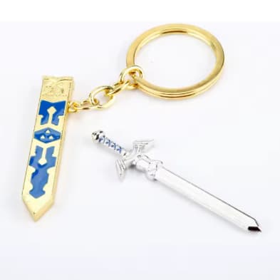 Espada de Zelda em Miniatura – Chaveiro Premium para Verdadeiros Heróis