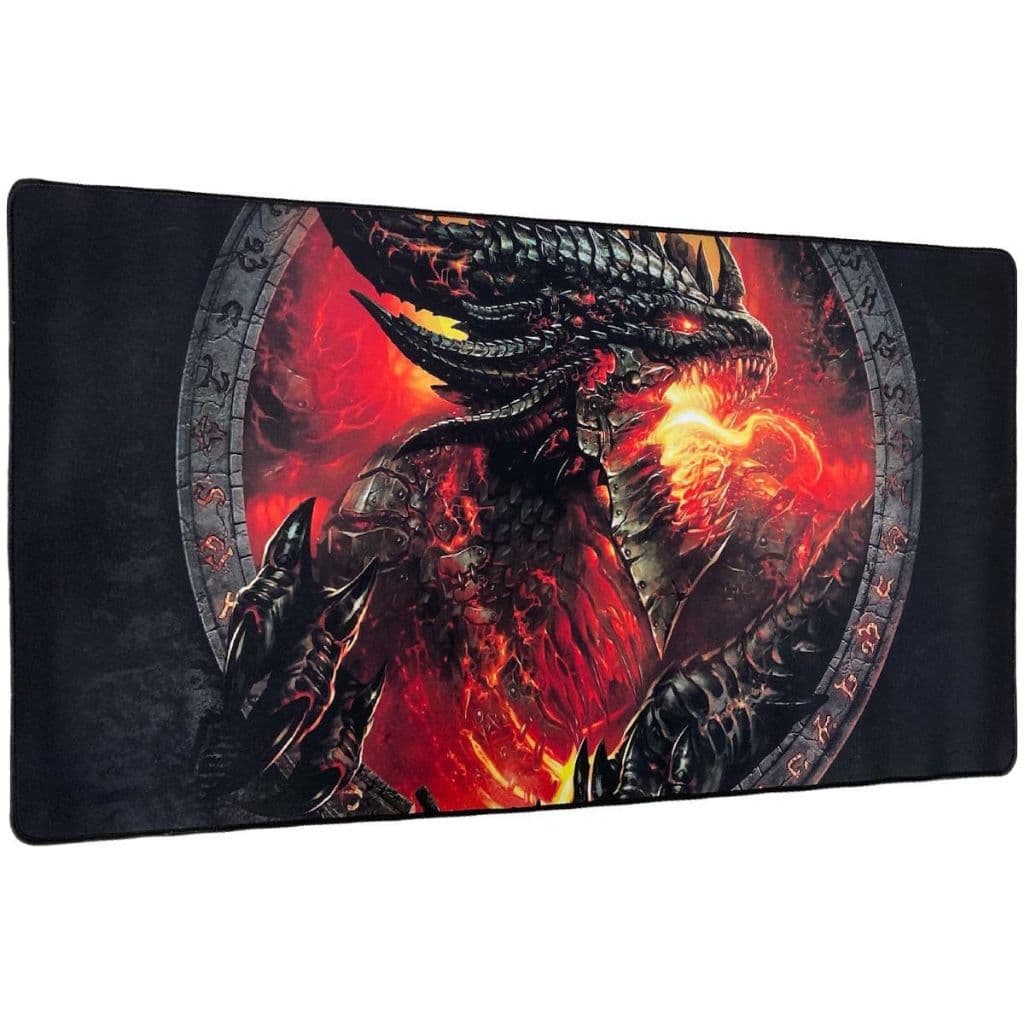 Mouse Pad Gamer Game Of Thrones 70x35 GOT Dragão de Fogo Envio Imediato Speed com estampa