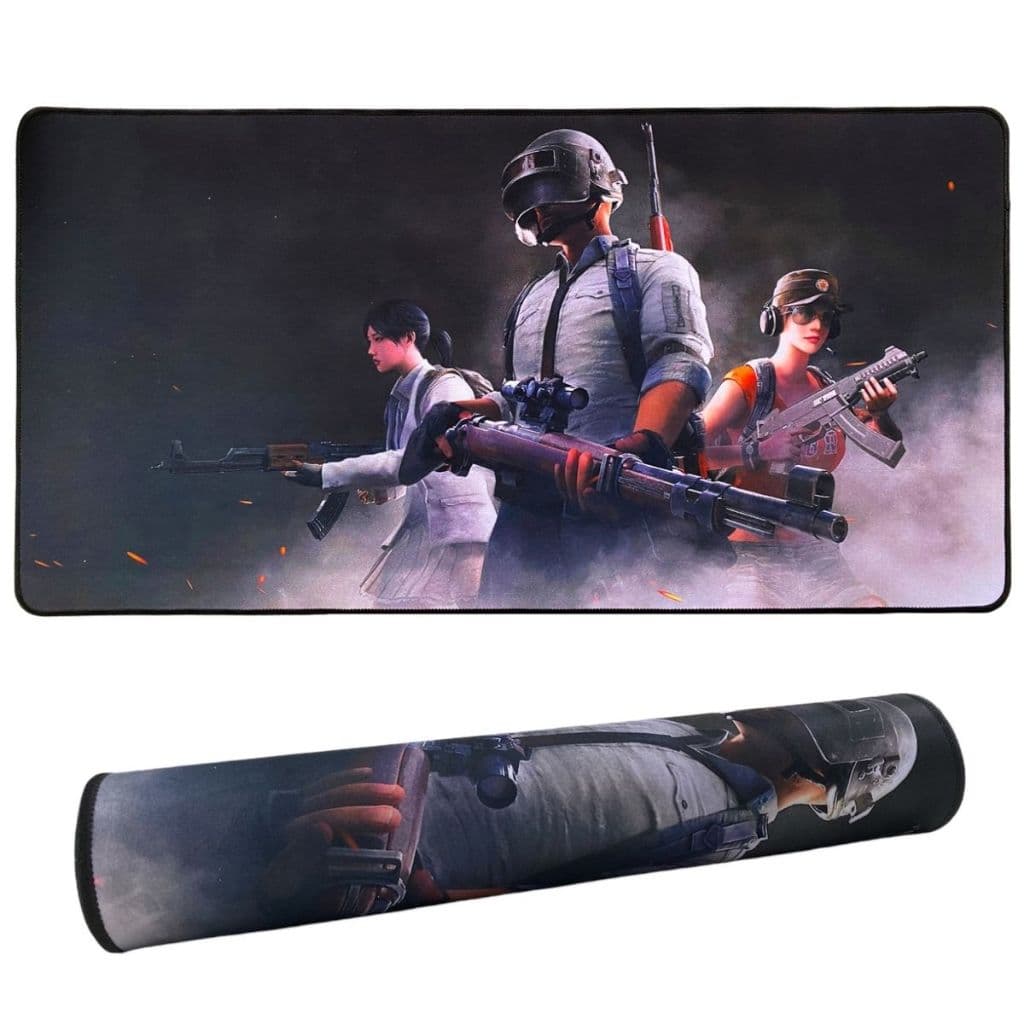 Mousepad Gamer Pugb 2 Grande Large 70x35cm Promoção PU BATTLEGROUNDS Mouse Pad speed com estampa