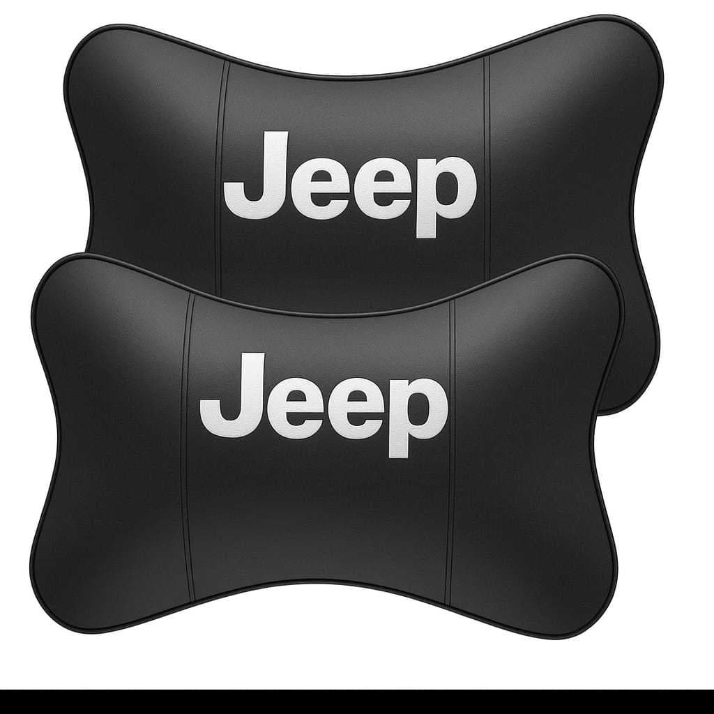 Almofada Encosto de Cabeça Pescoço Banco de Carro Jeep 2 Unidades