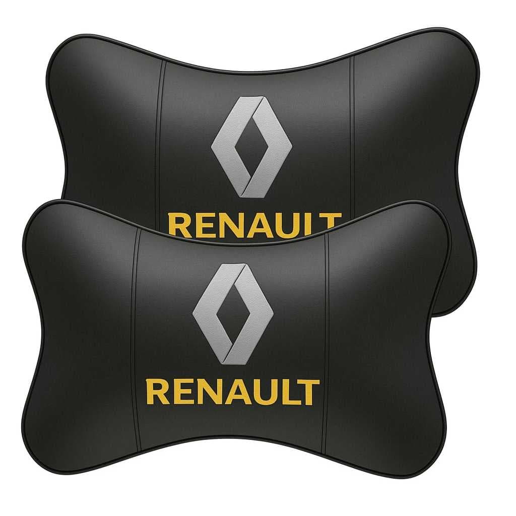 Almofada Encosto de Cabeça Pescoço Banco de Carro Renault 2 Unidades
