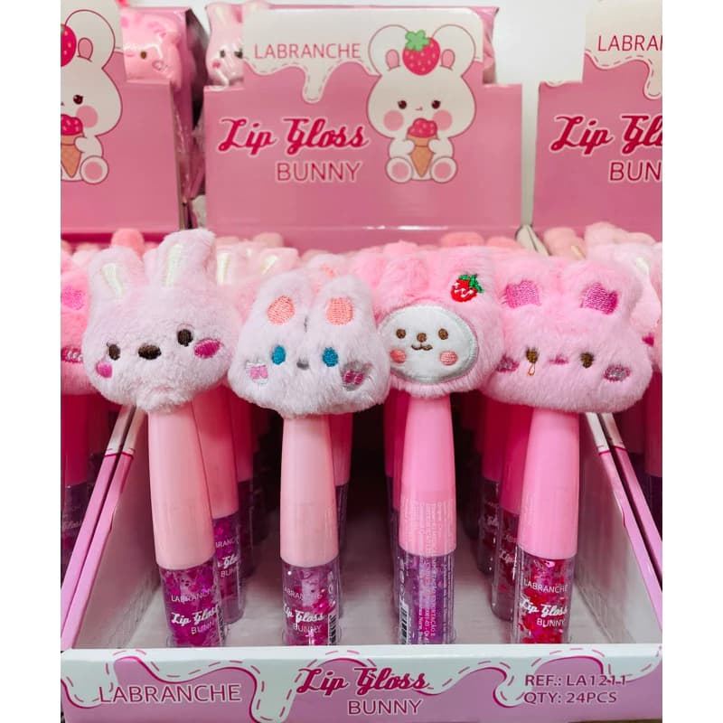 Lip Gloss Bunny Divertido Infantil Com Brilho Labranche