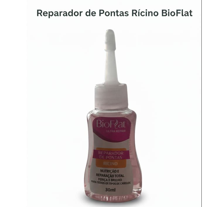 Reparador de Pontas Rícino BioFlat - Ultra Repair (30ml)