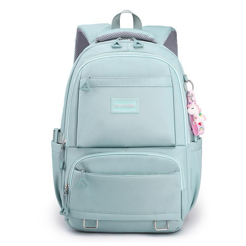 Mochila Feminina Escolar Passeio Coreano Grande Capacidade Com Chaveiro Impermeável votoria