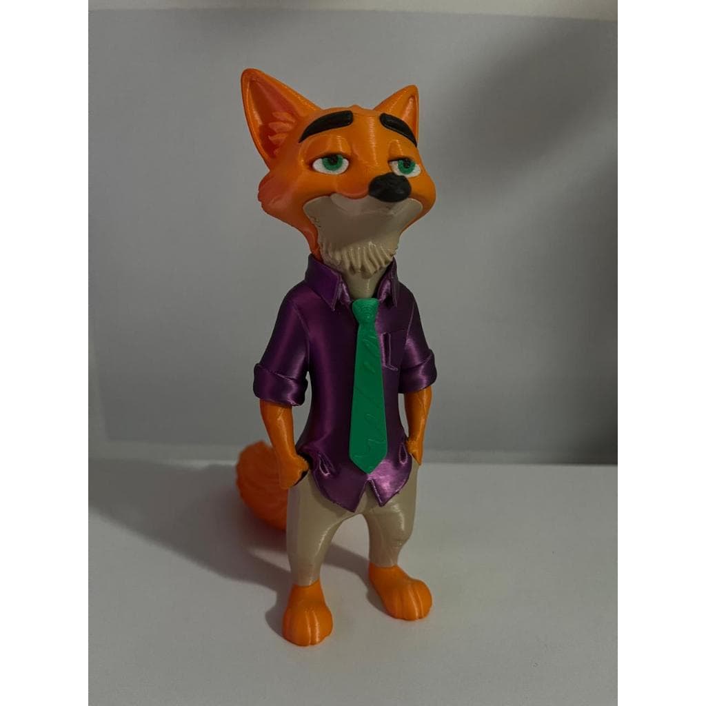 Raposa Nick Zootopia, Action Figure Colecionável Presente