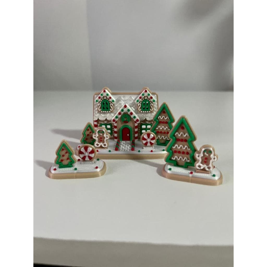 Enfeite Natalino em Miniatura, Cidade natalina em Miniatura, Decoração de natal