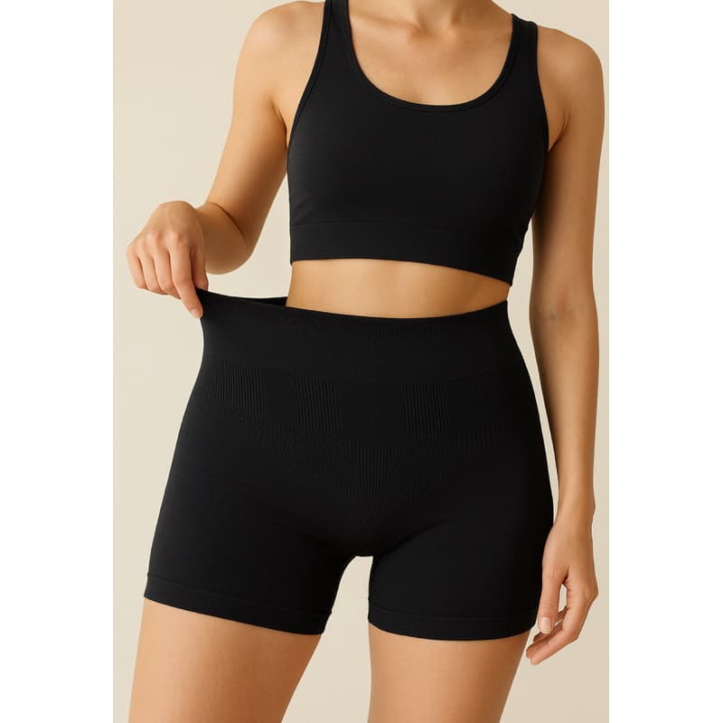 Short modelador feminino Cintura Alta Compressão 360° Afina Barriga  Não Marca