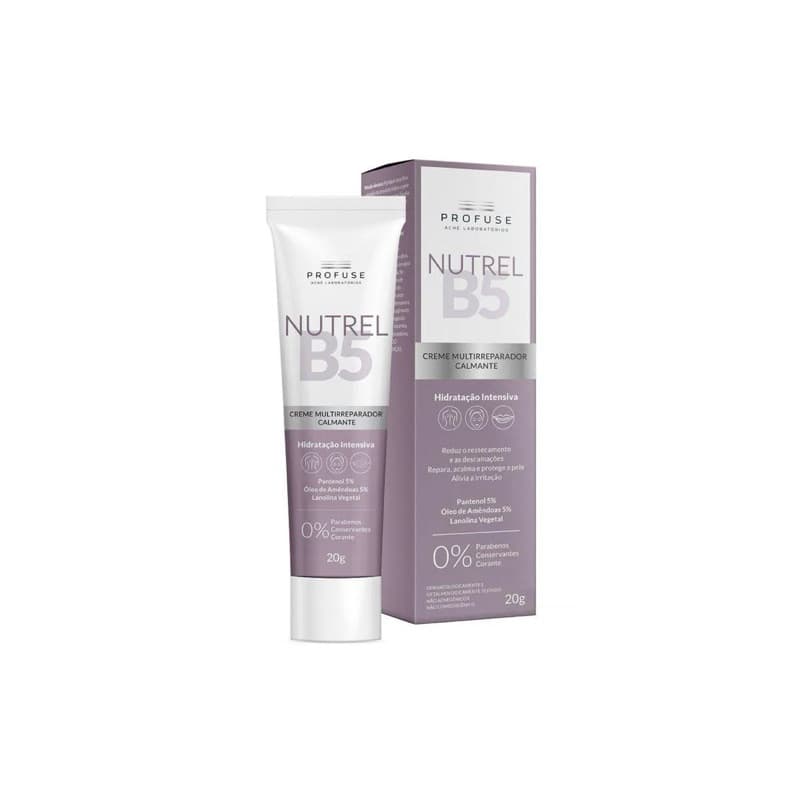 Creme Multirreparador Calmante Profuse Nutrel B5 Corpo e Rosto com 20g
