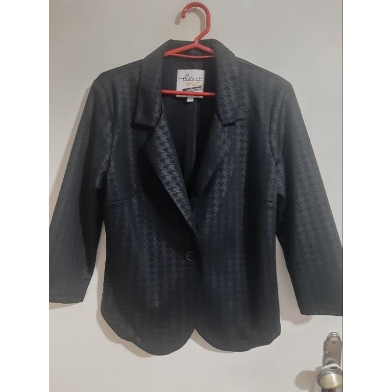 Blazer Curto Feminino Casaco Social Casaquinho Cropped
