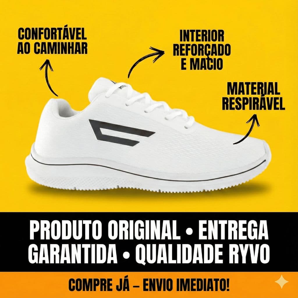 Tenis Esportivo Original! Conforto Qualidade para seu dia a dia envio imediato
