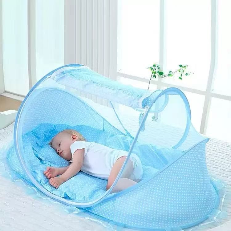 Acolchoado Portátil Bebê Mosquiteiro Mini Berço Proteção Dengue Mosquito