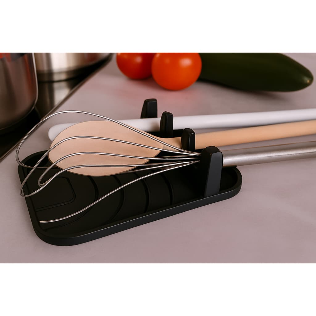 Descanso de Utensílios e Colheres | Suporte Para Bancada Cozinha