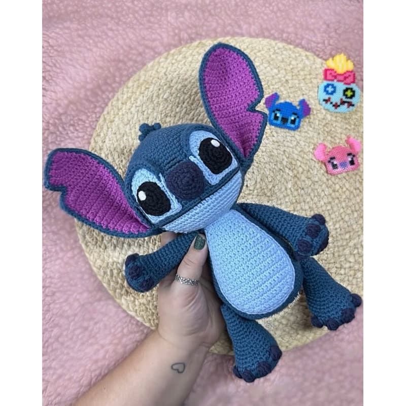Stitch amigurumi crochê