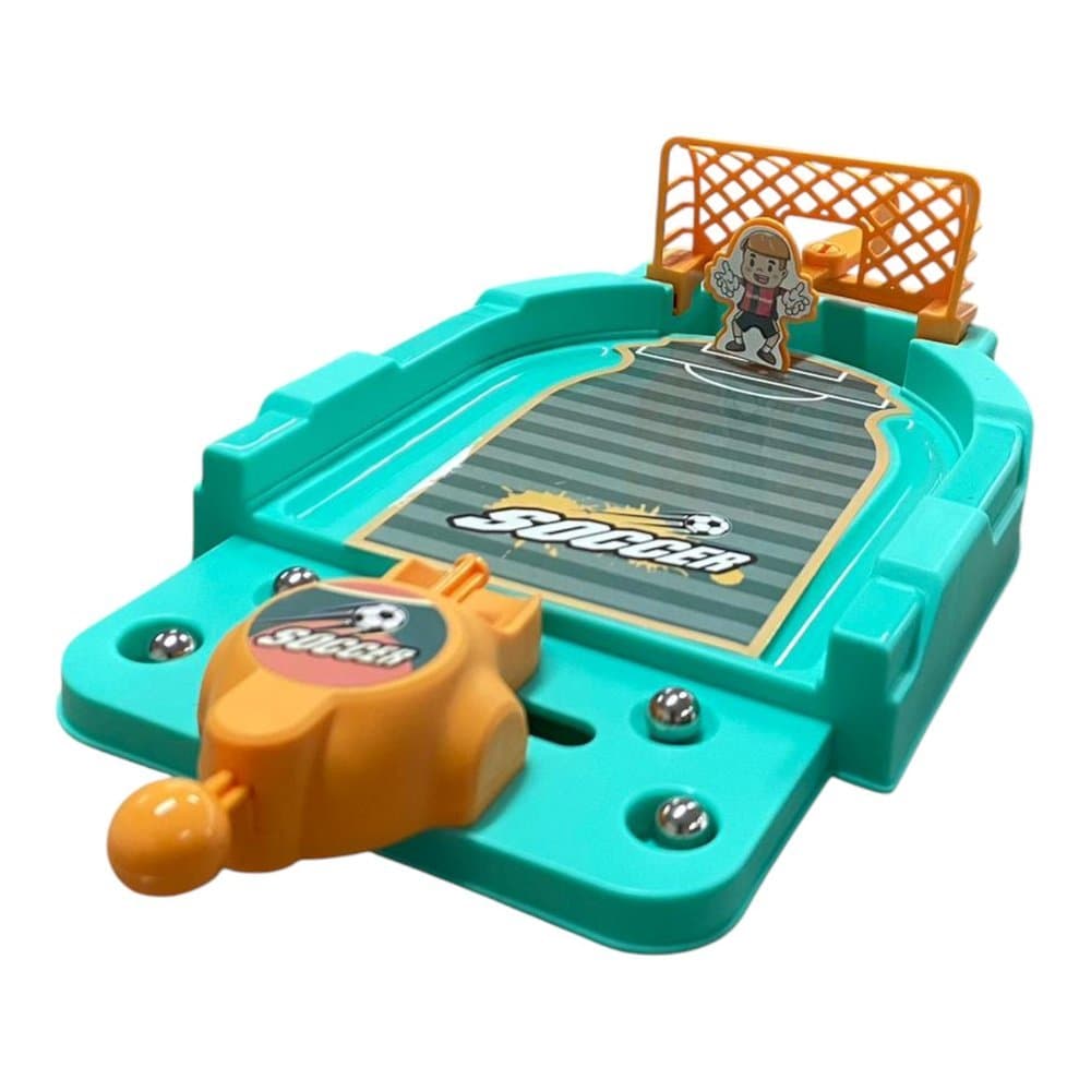 Mini Jogo de Futebol de Mesa Infantil – Duelo de Pênaltis com Bolas Brinquedo Portátil