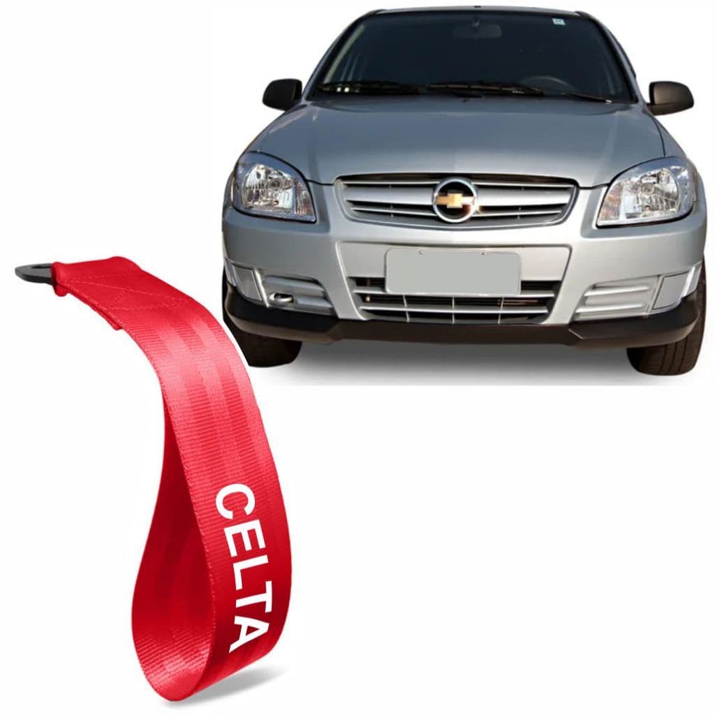 Tow Strap Hook Racing Fita Cinta De Reboque Engate CELTA GM Chevrolet