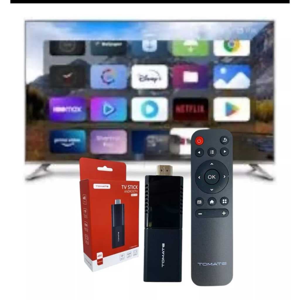 Novo Fire Stick Tv Tomate 4k Wifi 5G 2.4 Android e Google Assistente