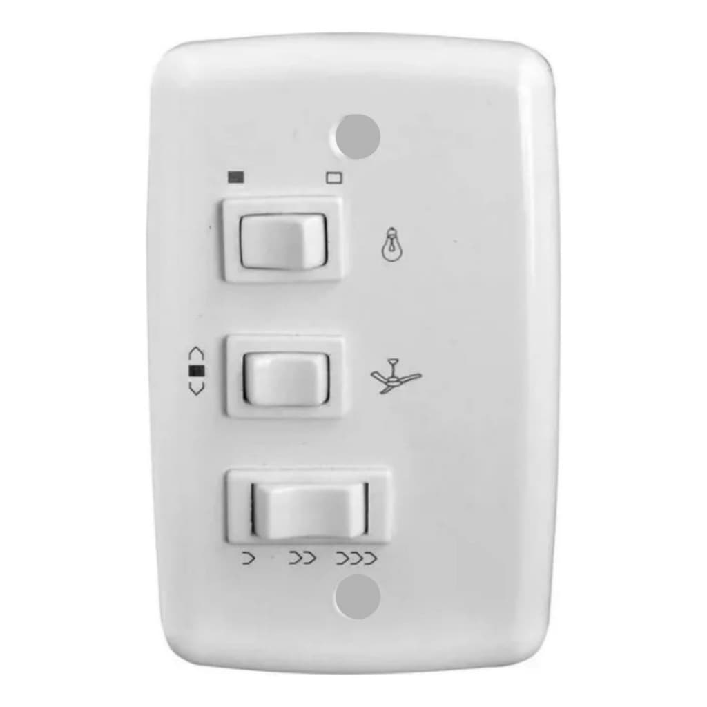 Controle de Velocidade 220V P/ Ventilador de Teto C/ Capacitor 1,5 + 2,5UF