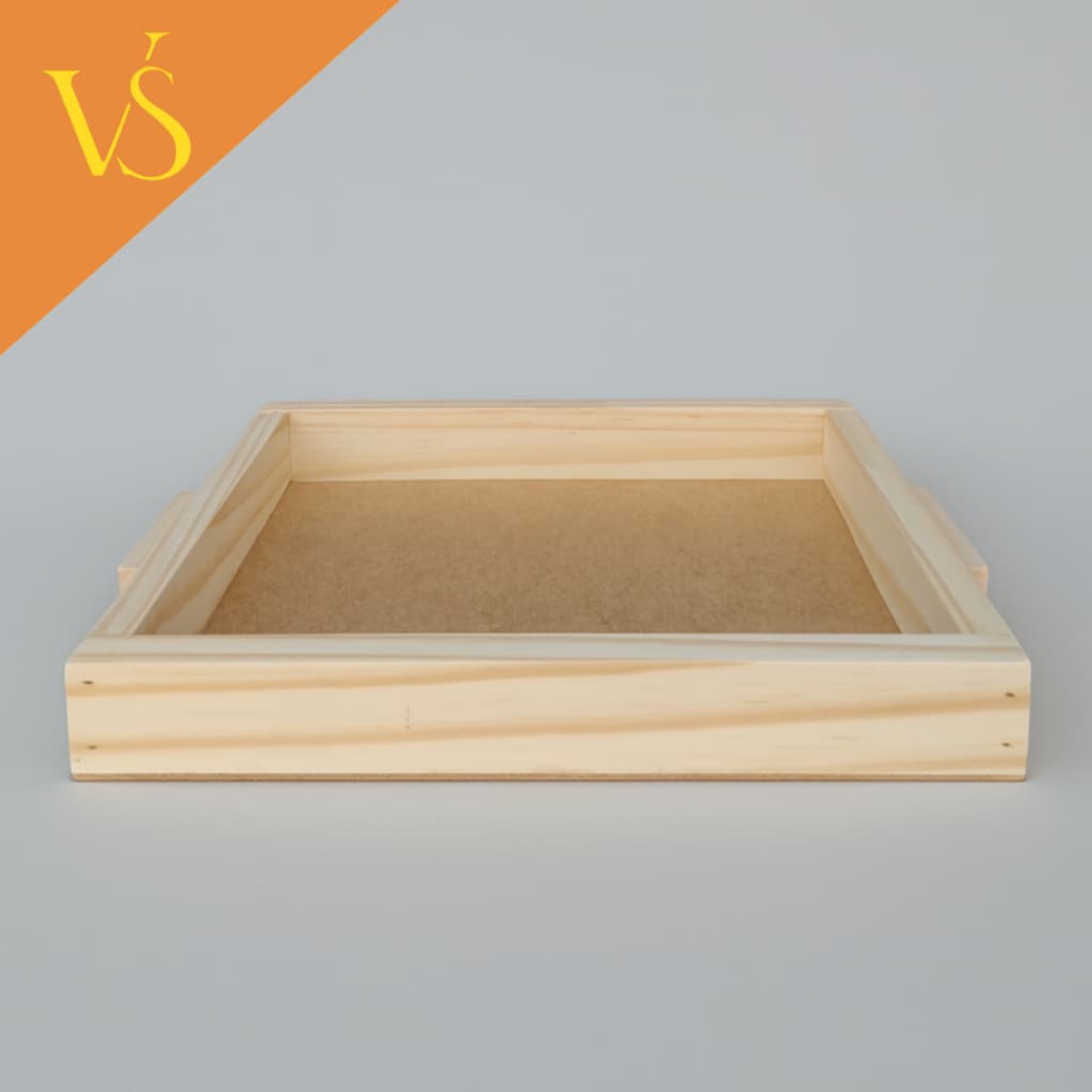 Bandeja Decorativa Para Presentar Cesta De Café Da Manhã Resistente MDF 3MM