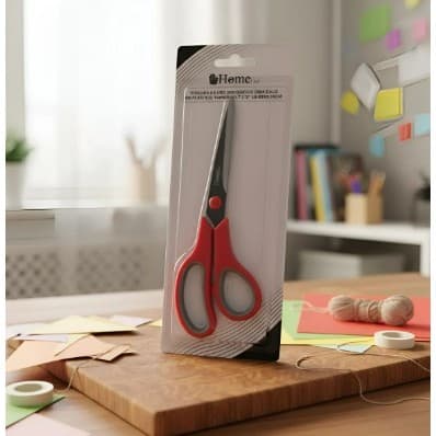 Home Line TESOURA MULTIUSO USO DOMÉSTICO COM CABO EM PLÁSTICO TAMANHO 7.1*2 18.03X5.08CM