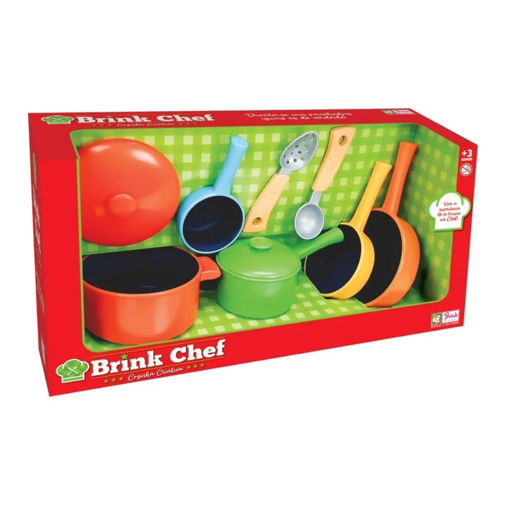 Kit Brink Chef Com Acessórios - 9 Peças Brink Model