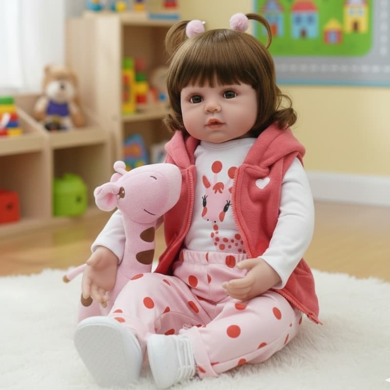 Bebê Reborn Realista Menina 100% Silicone Marca NewHappy
