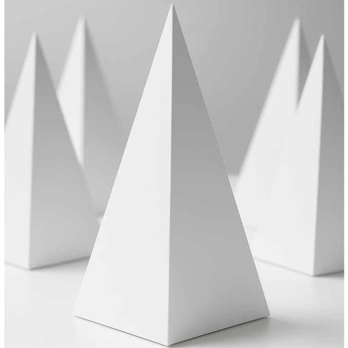 10 Caixas Cone Pirâmide Branca personalizar artesanato decoração lembrancinha batismo