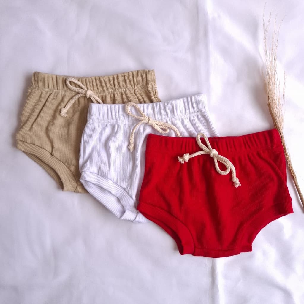 Tapa fralda, bloomer para bebê, menina e menino shorts com e sem faixa minimalista algodão premium calcinha cueca