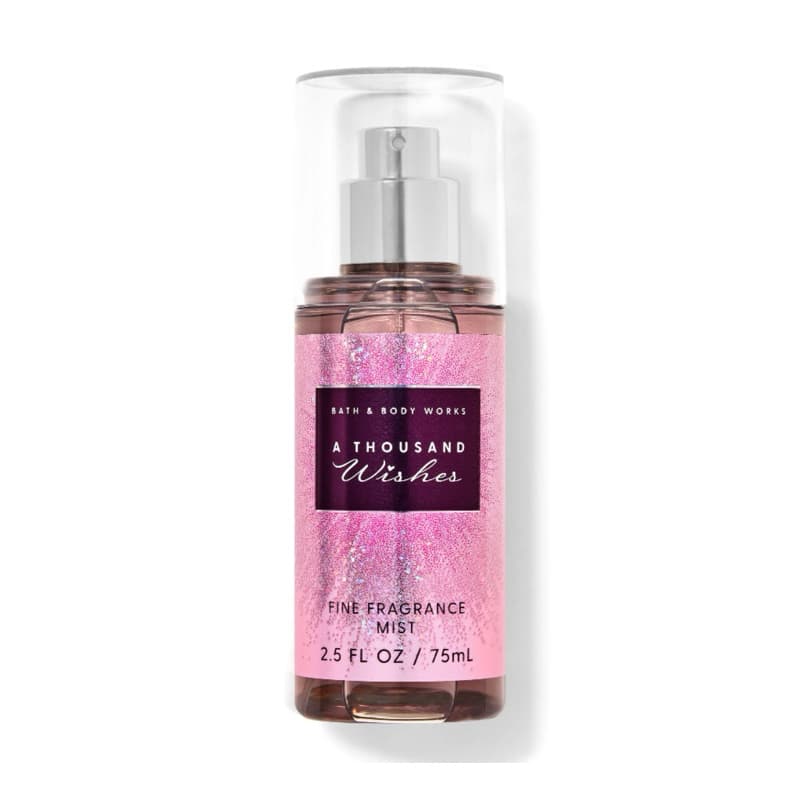 bath & body works mini splash a thousand wishes 75ml