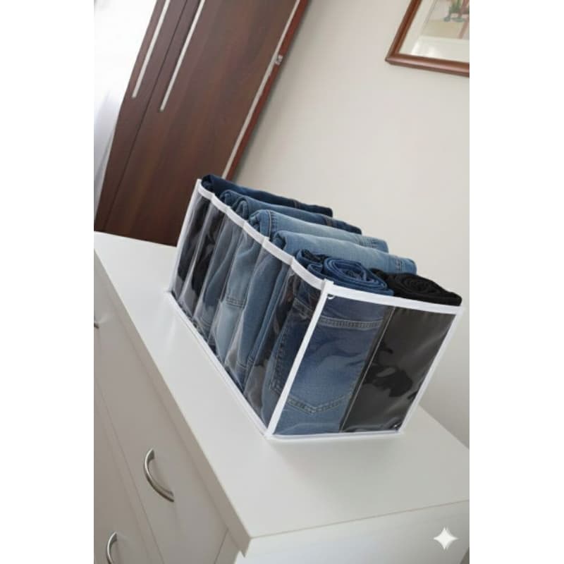 Kit com 2, 5 ou 10 Colmeia Organizadora GG 40x20x25 | Para Calças, Blusas, Toalhas e Roupas de Cama