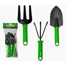Kit de Jardinagem 3 Peças Startools – Pá, Rastelo e Garfo para Jardim 🌿
